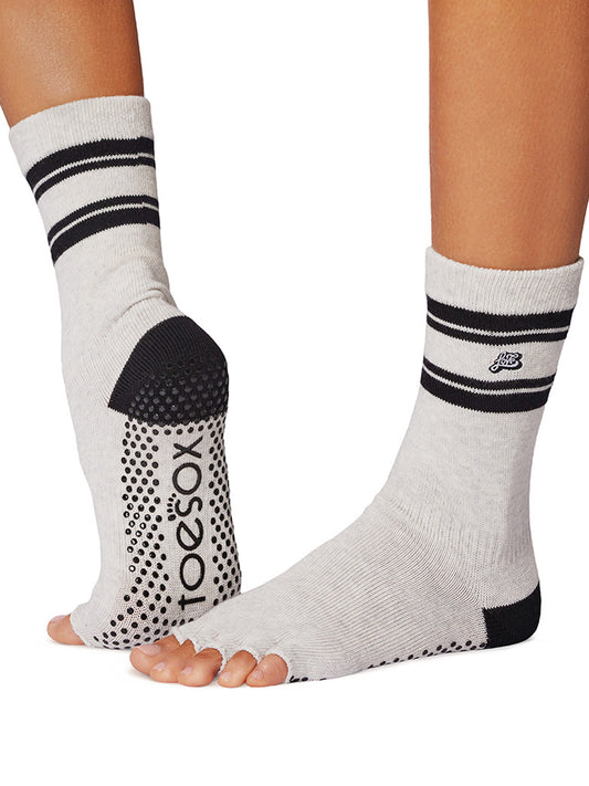 [ToeSox] Crew Crew（半趾/無趾）抓地襪/瑜珈普拉提防滑襪 圓領 24FW