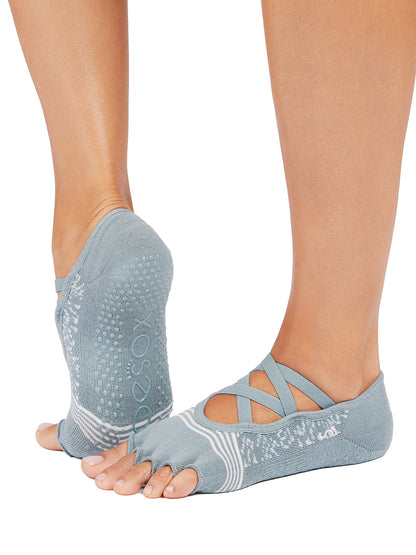 [ToeSox] Elle Tec (Half-Toe) Tech Grip Socks / Yoga Pilates Anti-Slip Socks 24FW