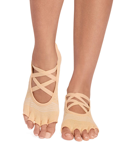[ToeSox] Elle Tec (Half-Toe) Tech Grip Socks / Yoga Pilates Anti-Slip Socks 24FW