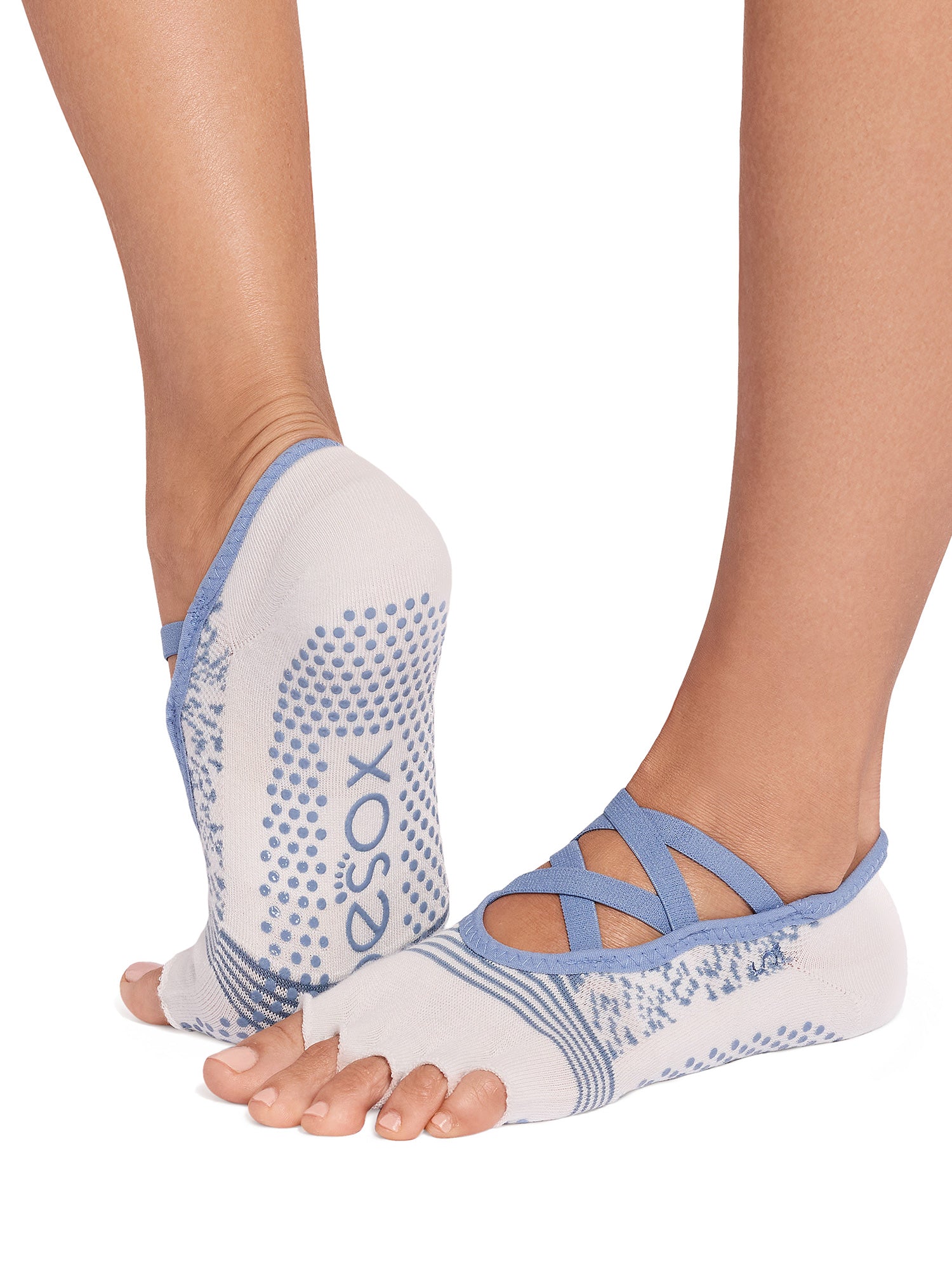 [ToeSox] Elle Tec エル テック（Half-Toe／つま先なし） テック グリップ ソックス／ ヨガ ピラティス 滑り止め付 靴下 26SS_D2