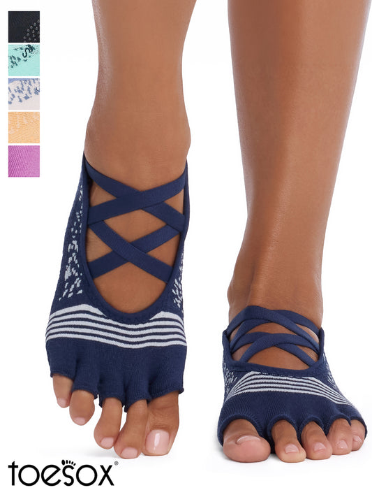 [ToeSox] Elle Tec (Half-Toe/Toeless) Tech Grip Socks / Yoga Pilates Non-slip Socks 26SS_D2