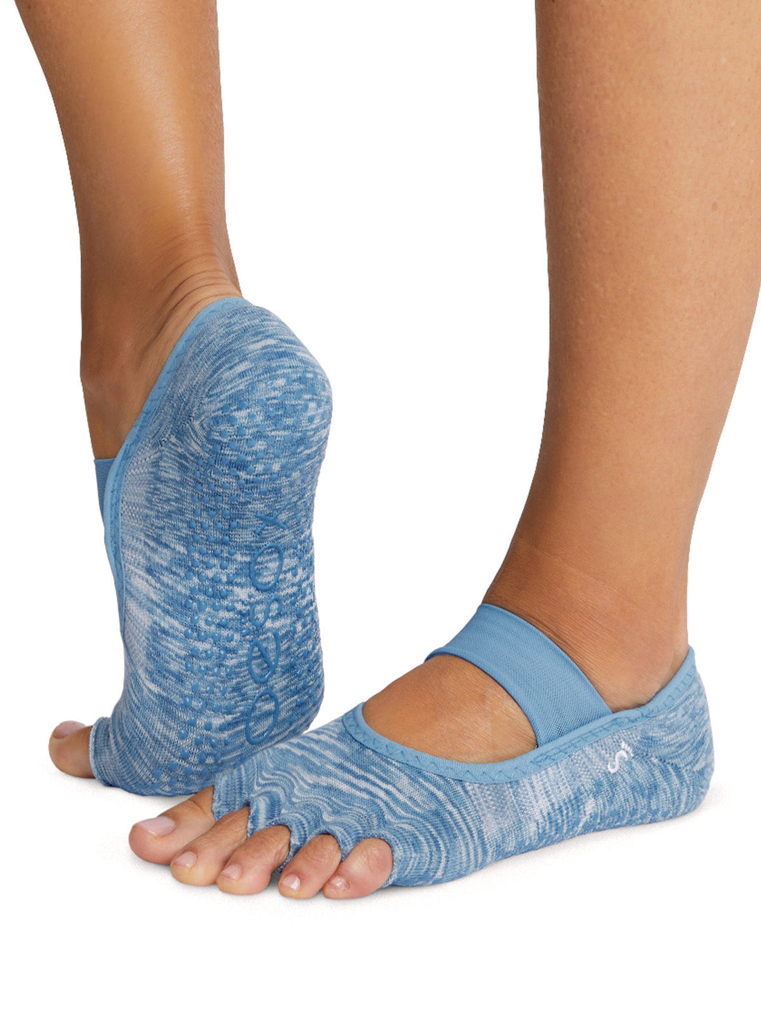 [ToeSox] Mia Tec (Half Toe) Tech Grip Socks / Yoga Pilates Anti-Slip Socks
