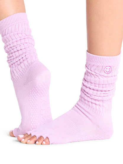 [ToeSox] Slouch Slouch（半趾/無趾）抓地襪/瑜珈普拉提防滑襪圓領 24FW