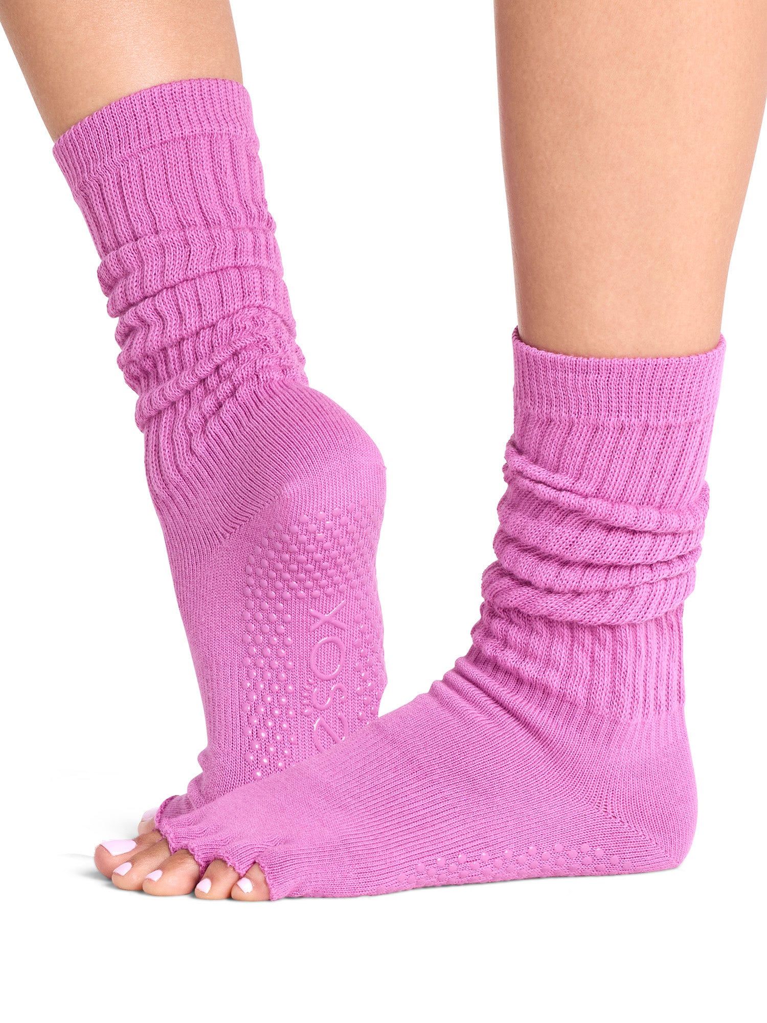 [ToeSox] Slouch Slouch（半趾/無趾）抓地襪/瑜珈普拉提防滑襪圓領 24FW