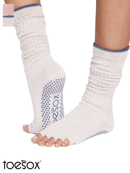 [ToeSox] Slouch Slouch（半趾/無趾）抓地襪/瑜珈普拉提防滑襪圓領 24FW