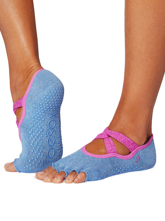 [SALE][ToeSox] Ivy アイビー（Half-Toe／つま先なし）グリップ ソックス ／ ヨガ ピラティス 滑り止め付 靴下 [GWS]