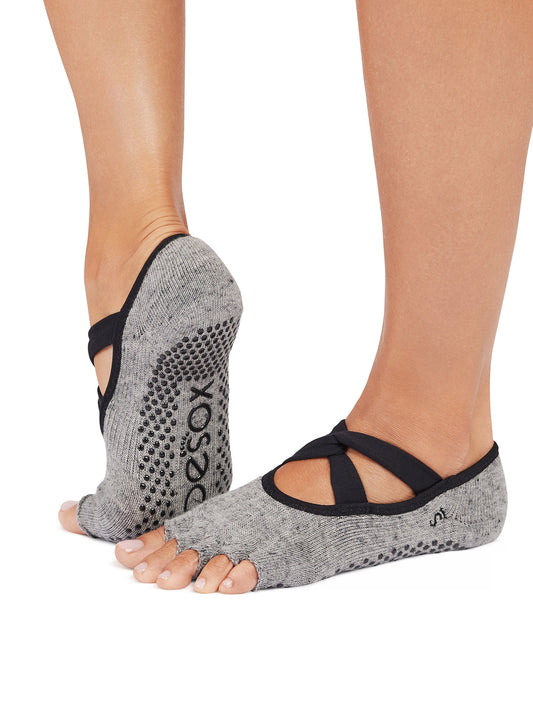 [限定SALE][ToeSox] Ivy アイビー（Half-Toe／つま先なし）グリップ ソックス ／ ヨガ ピラティス 滑り止め付 靴下 26SS_D1 [GWS]