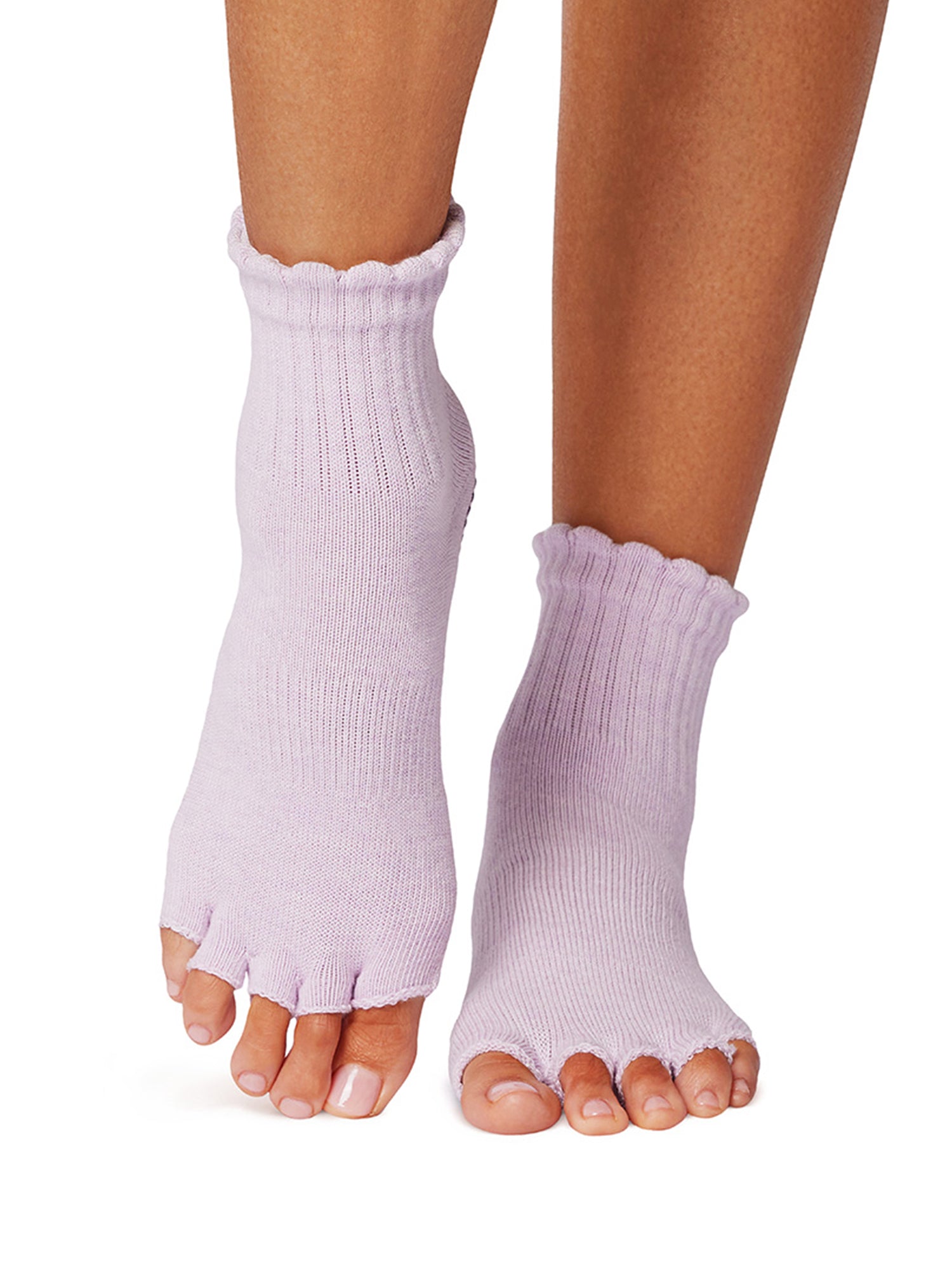 リントスル✳︎長袖トップス・ピラティス専用ソックス2点セット【お値下げ】 ToeSox] Low Rise ローライズ（Half-Toe／つま先なし） グリップ