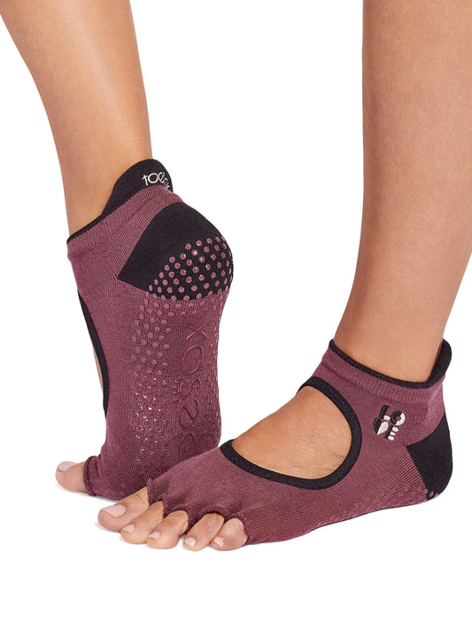 [ToeSox] Bellarina Ultra Fine Knit ベラリナ ウルトラファインニット（Half-Toe／つま先なし） グリップ ソックス ／ ヨガ ピラティス 滑り止め付 靴下 26SS_D3