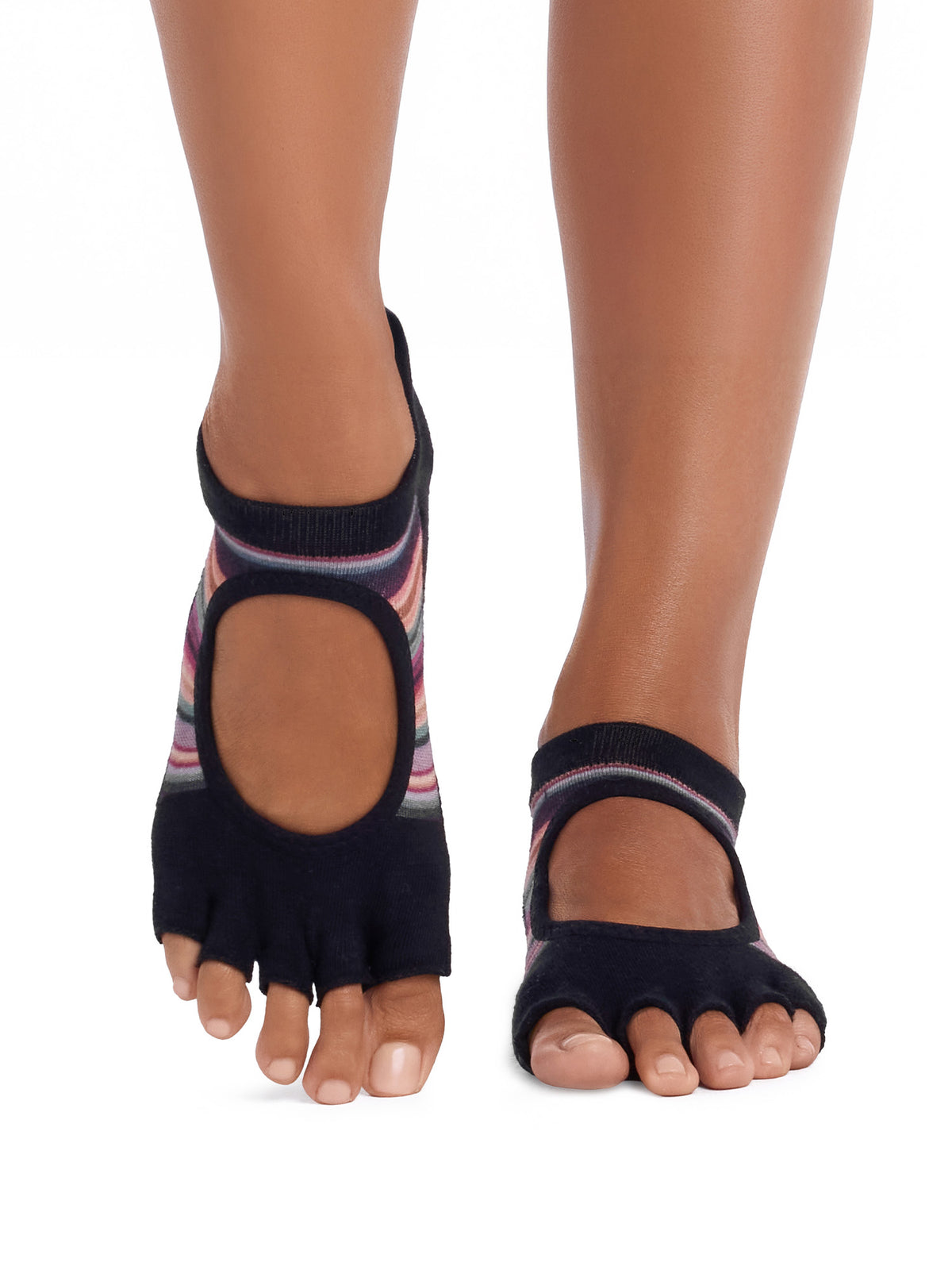 [ToeSox] Bellarina Ultra Fine Knit (Half-Toe/Toeless) Grip Socks / Yoga Pilates Non-Slip Socks 26SS_D2