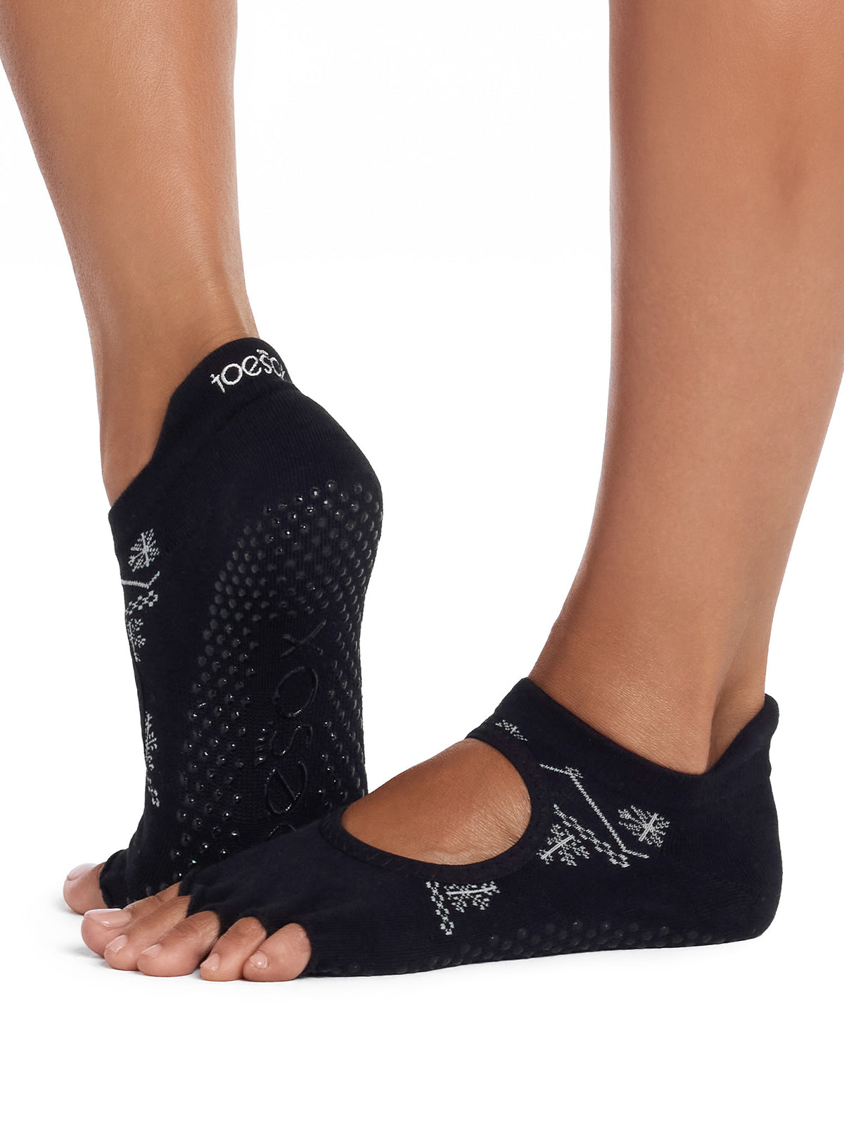 [ToeSox] Bellarina Ultra Fine Knit (Half-Toe/Toeless) Grip Socks / Yoga Pilates Non-Slip Socks 26SS_D2