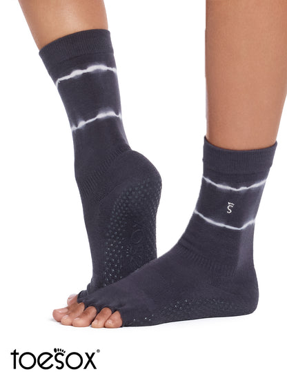 [ToeSox] Elle Ultra Fine Knit (Half-Toe / Toeless) Grip Socks / Yoga Pilates Non-Slip Ankle Socks 26SS_D2