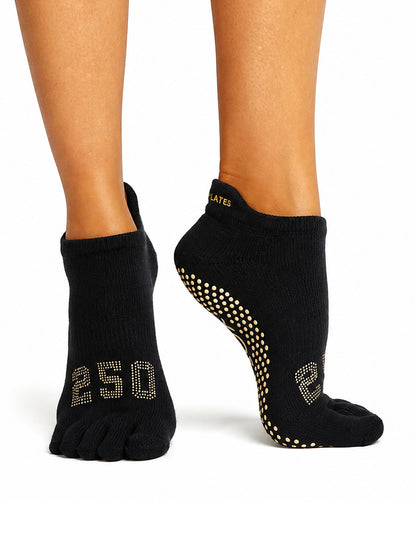 [ToeSox] ClubPilates Low Rise ローライズ  グリップ ソックス マイルストーン ／ ヨガ ピラティス 滑り止め付 靴下 [CPJ]