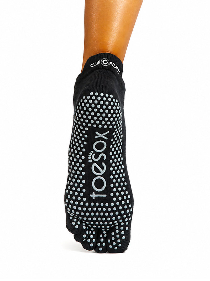 [ToeSox] ClubPilates Low Rise ローライズ  グリップ ソックス マイルストーン ／ ヨガ ピラティス 滑り止め付 靴下 [CPJ]