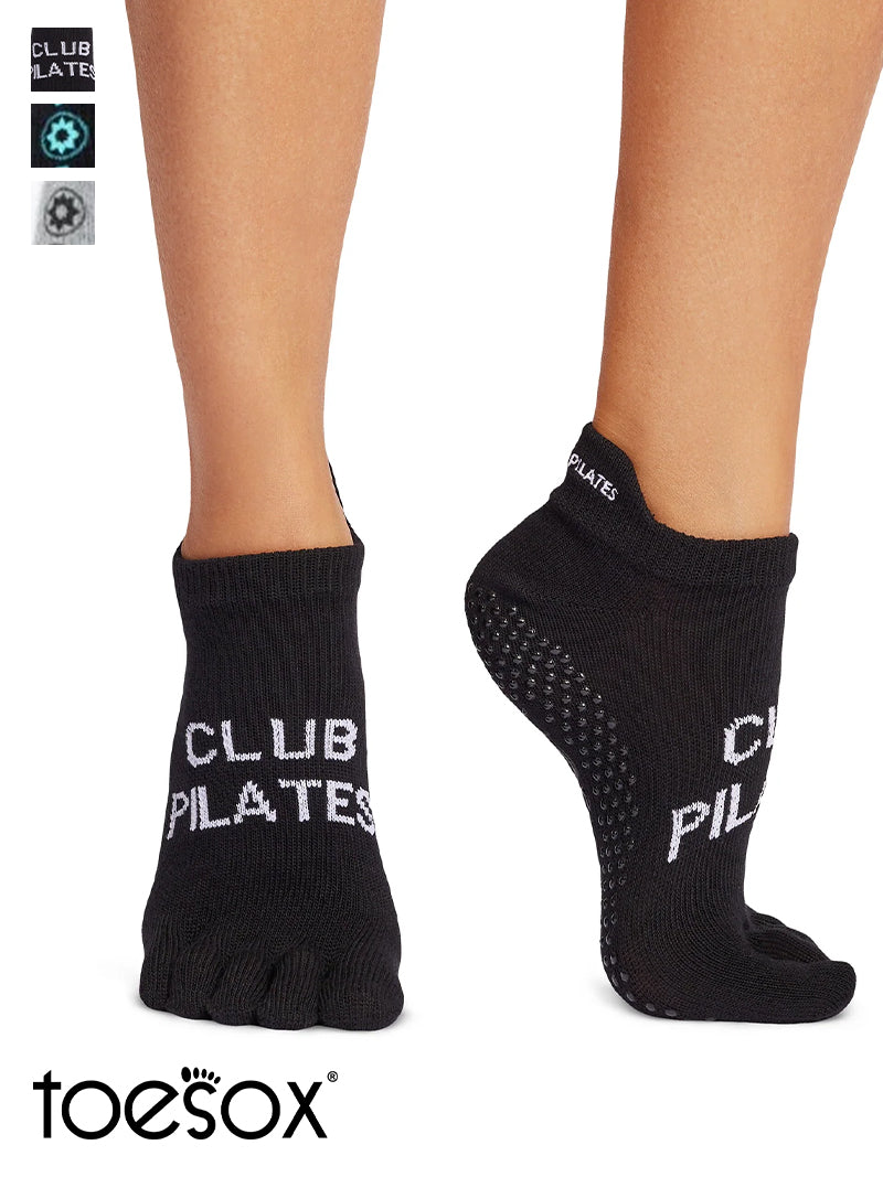 [ToeSox] ClubPilates Low Rise ローライズ グリップ ソックス ／ ヨガ ピラティス 滑り止め付 靴下 [CPJ]