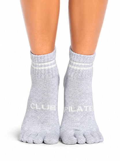 [ToeSox] ClubPilates Melody CP メロディー（Full-Toe／つま先あり） グリップ ソックス／ ヨガ ピラティス 滑り止め付 靴下 クルー丈 [CPJ]