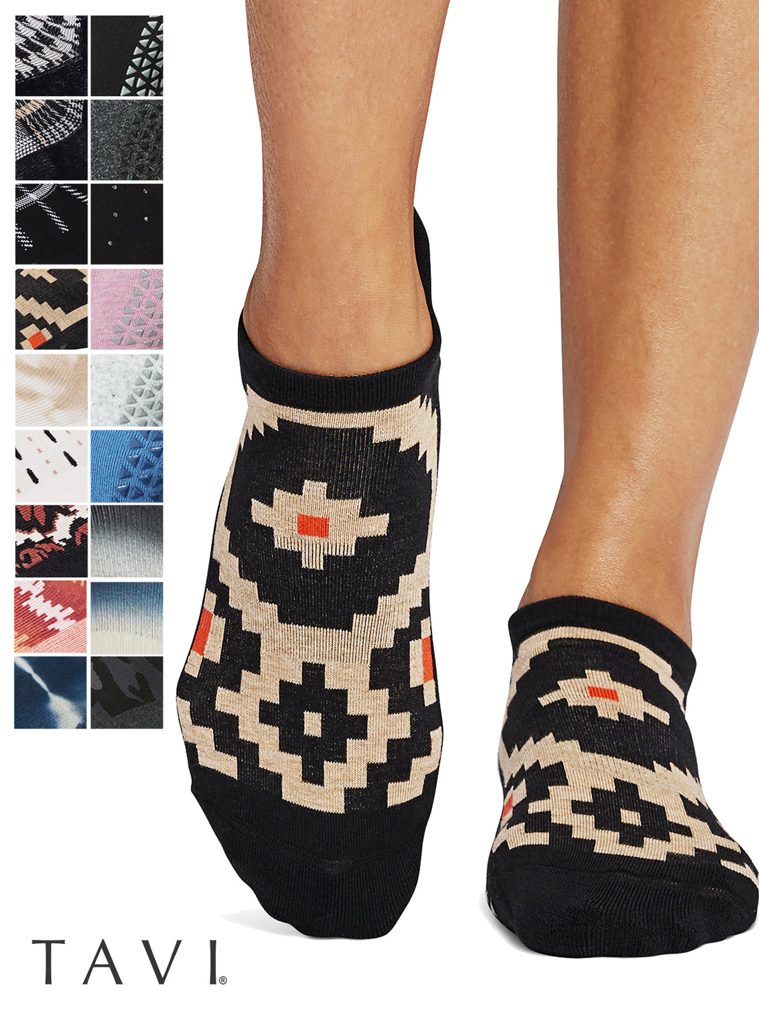 [TAVI] Savvy Grip Socks / Yoga Pilates Anti-Slip Socks 24FW