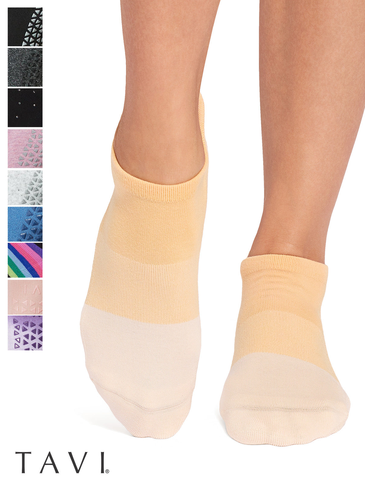 [TAVI] Savvy サヴィ グリップ ソックス ／ ヨガ ピラティス 滑り止め付 靴下 26SS_D1