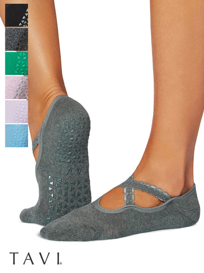 [TAVI] Chloe Grip Socks / Yoga Pilates Anti-Slip Socks 24FW