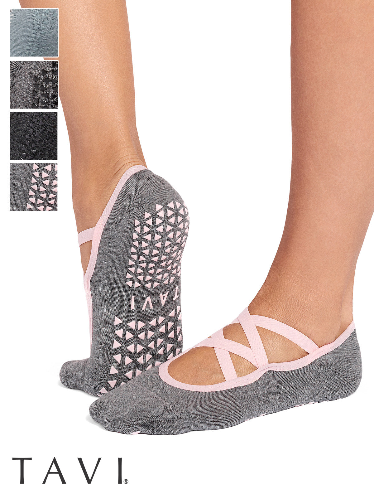 TAVI] ピラティス 靴下 ルアンナ グリップ ソックス ／ ヨガ 滑り止め