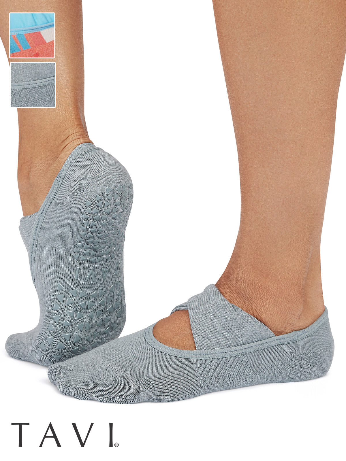 TAVI] ピラティス 靴下 ペニー グリップ ソックス ／ ヨガ ピラティス