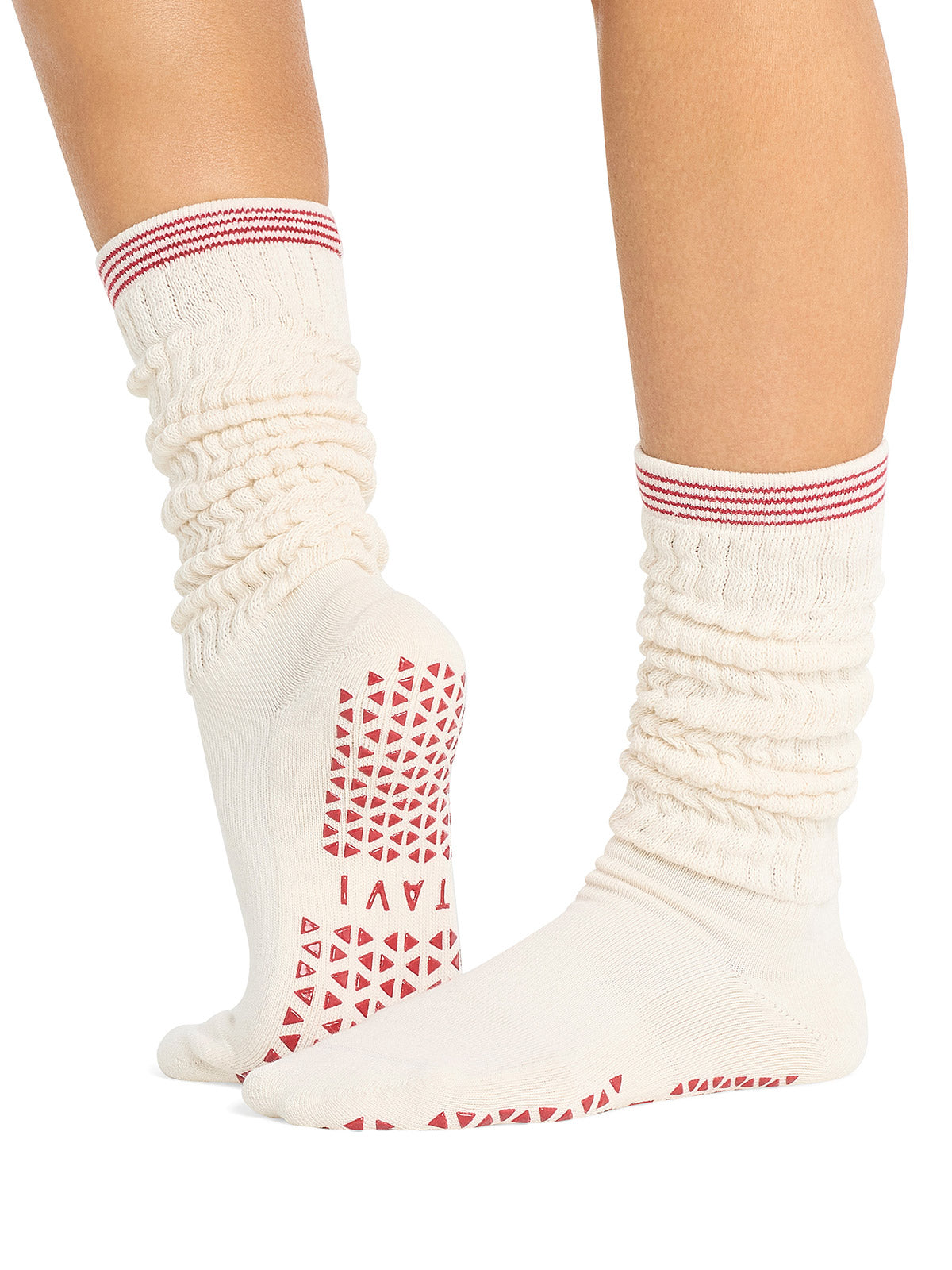 [TAVI] Stacy ステイシー グリップ ソックス ／ ヨガ ピラティス 滑り止め付 靴下 26SS_D2