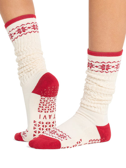 [TAVI] Stacy ステイシー グリップ ソックス ／ ヨガ ピラティス 滑り止め付 靴下 26SS_D2