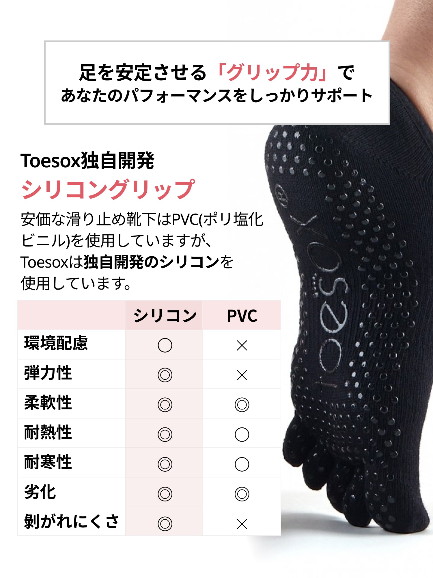 Toesox Full Toe Elle Grip Socks - Ballet Nude Toesox Full Toe Elle Grip Socks - Ballet Nude